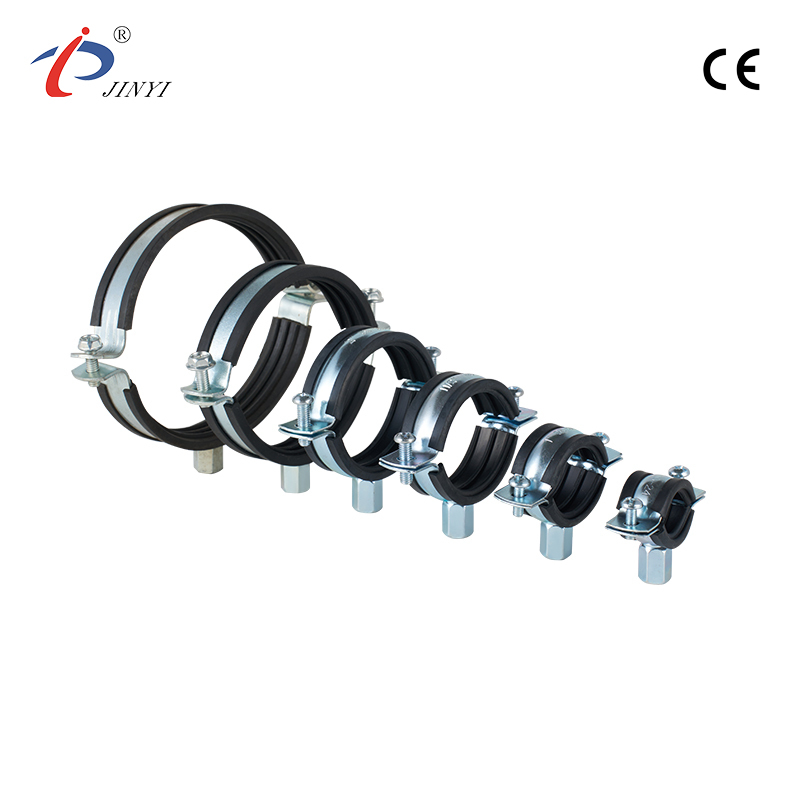 Rörklämma med gummiisolering